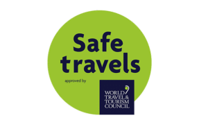 Safe Travels — approved by World Travel & Tourism Council
